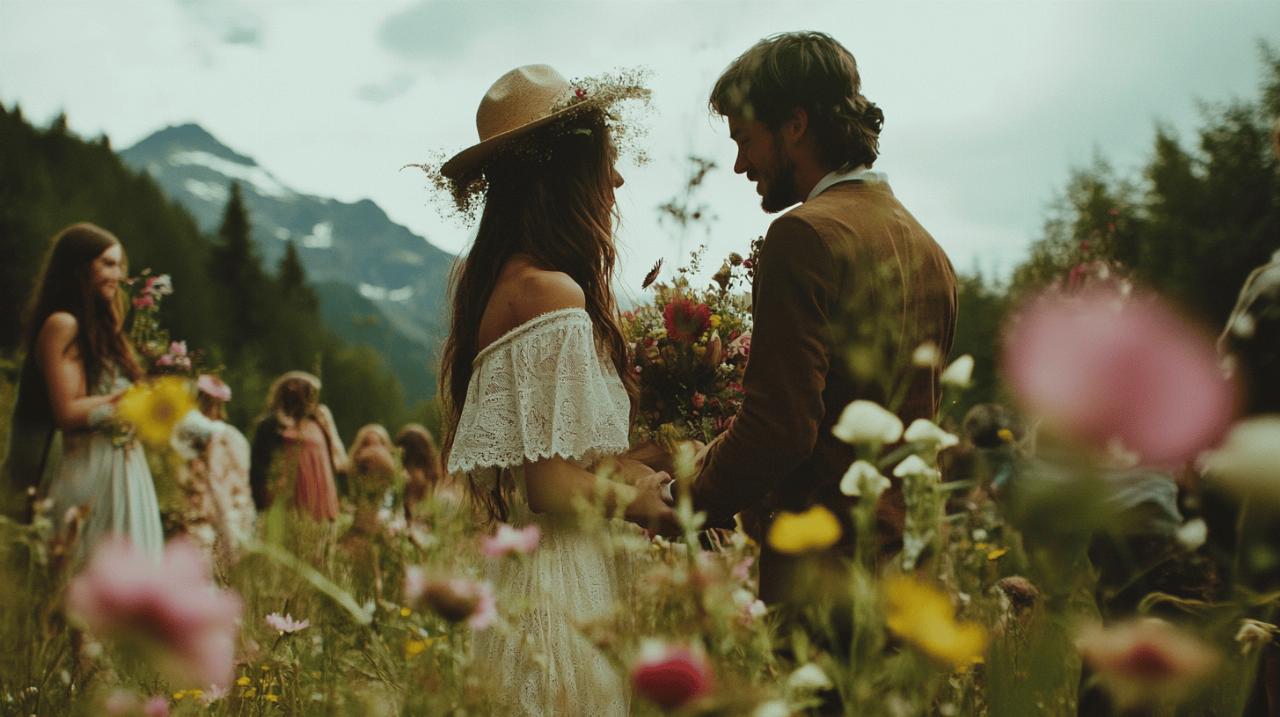 Mariage boheme dans les Alpes : personnalisez vos faire-part avec l’esprit de La Clusaz